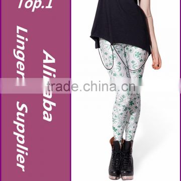 Mix order & Wholesale NICE PANTS for Women Fashion New Milk print White Leggings Free Shipping