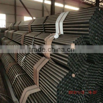 Black Welded Belt Conveyer Steel Pipe