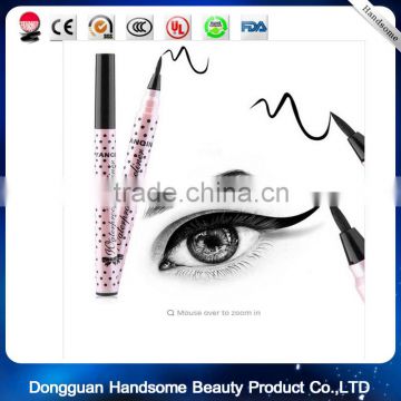 Women Eyeliner Black Liquid Pencil Long Lasting Silver Tube Cool Black Waterproof Beauty Cosmetics Makeup Tools