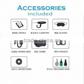 Permanent Tattoo Removal Profession Q Switch Nd YAG 1 HZ Laser Tattoo Remover And Skin Whitening