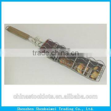 Barbecue fish basket non-stick BBQ grilling basket tools