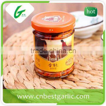 Boiled golden canned instant enoki mushroom