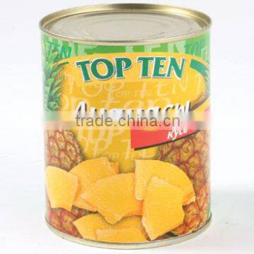 Canned pineapple sliced