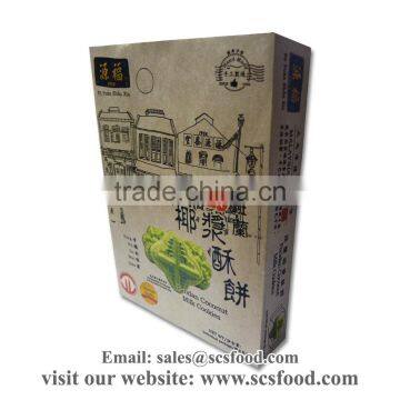 Pandan Coconut Milk Cookies / Home Made Cookies / Pandan Kuih Bangkit / Gift Packing 60g photo-2