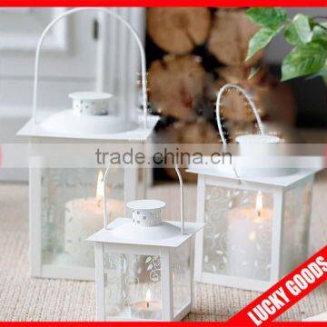 wholesale white hanging outdoor candle lanterns