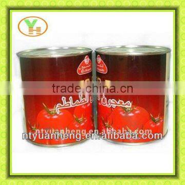 tomato paste processing plant 70g-4500g Canned tomato paste