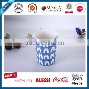Beautiful Melamine Flower Pot With Reaationary Decal, Handmade Flower Pot