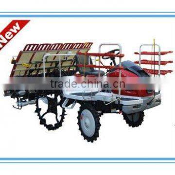 Rice transplanter with paddy wheel