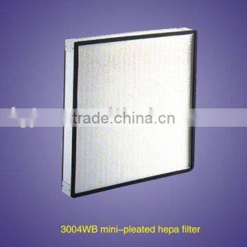 mini pleated air filter