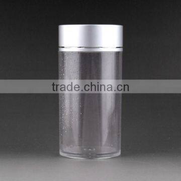 150ML transparent PET plastic /pill bottle /capsule bottle/vitamin bottle /round bottle/comestic with silver screw cap
