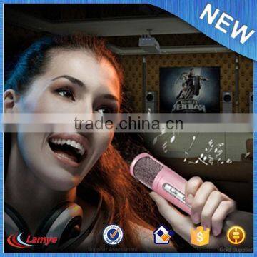 China Lamye Factory Supply Good price Karaoke Microphone Bluetooth with High Quality