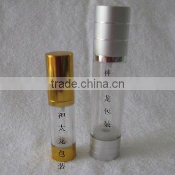 AS airless bottles aluminioum lid 15ml and 50ml