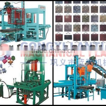 Professional use of construction waste and other waste materials for paving brick machine