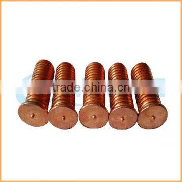 Factory sales stud welding screw with copper plated