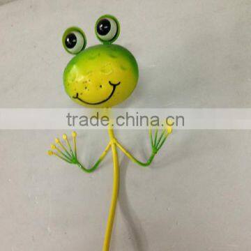 frog stake frog pick metal frog stakes garden stakes garden picks painted frog metal stakes