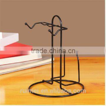Household Table-top Metal Cup and Saucer Rack photo-3