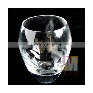 transparent plastic glass cup