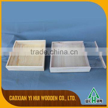 Chinese Credible Supplier Fast Food Wooden Box Wooden Gift Box