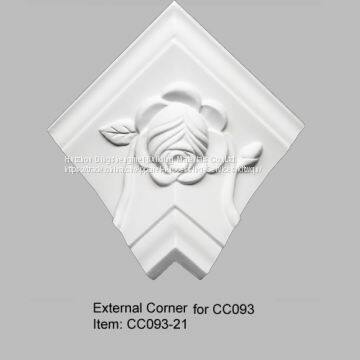 Crown Molding Trim With Rose Design photo-5