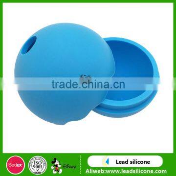 FDA and LFGB Grade New Arrival Silicone Ice Ball Mold With Ice Cube Tray