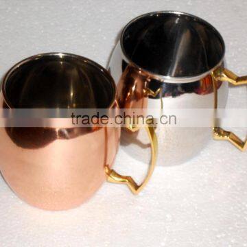 stainless steel brass solid julep hammered moscow mule indian manufacturer copper cup cups/mug mugs cup cups