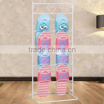 Portable Shoe Rack Bedroom Furniture Iron Slipper Storage Stand photo-2