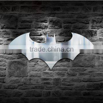 New Arrival Creative Bat Mirror Wall Lamp Batman Shape Mirror With Remote Control LED Colorful Lamp Decorative Mirror Lamp photo-2