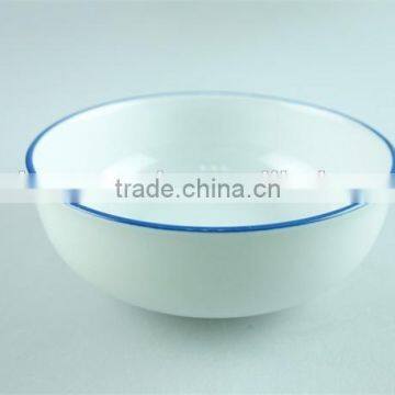 Ceramic Dinnerware Set With Blue Edge With Cheap Price in Stock photo-5