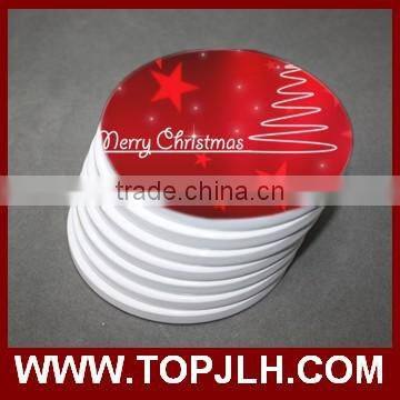 2017 Hot Sell Sublimation Ceramic Coaster for cup ,cup mat ,cup place coaster