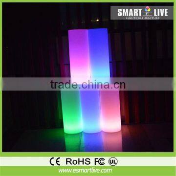 Small and cute good looking plastic LED light cylinder