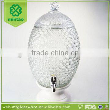 Beverage Use Pineapple Glass Dispenser With Stand photo-2