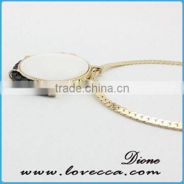 14K Gold Round Druzy Necklace Gemstone Pendant Necklace photo-3