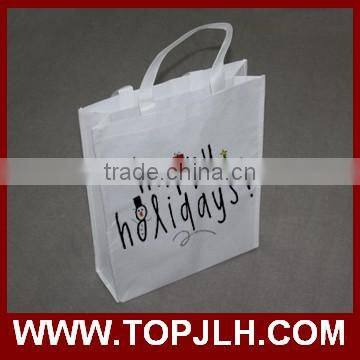 Customed Logo Printed Tote Bags White Handbags photo-2