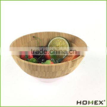 Color Painted Bamboo Salad Bowl Homex BSCI/Factory