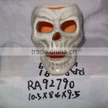 ceramic skull halloween decoration