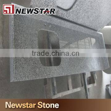 Newstar Big White Flower China Best Price Granite Colors Bathroom Vanity Top