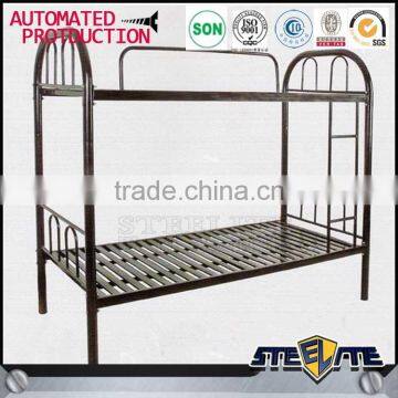 Dormitary Furniture Steel Bunk Bed Double Cot 2 Layer Metal Student Bed photo-5