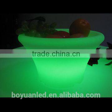 Outdoor Portable Lighting Led Fruit Pot,led Plastic Pot for Bar/party photo-2
