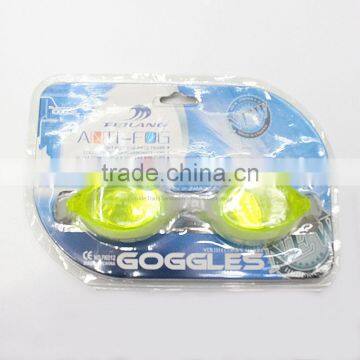 Summer style green swimming goggles