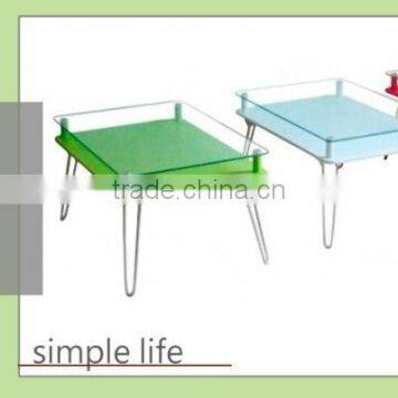 Metal coffee table legs,modern wood folding glass coffee table