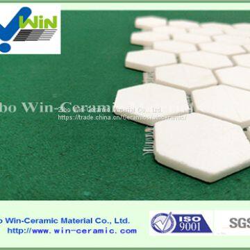 Industrial alumina ceramic lining mosaic