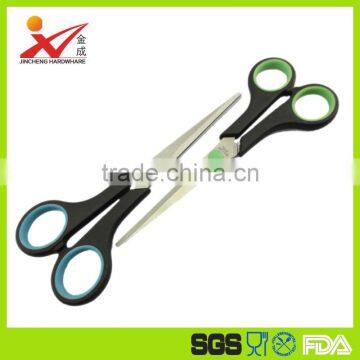 2016 hot sale stainless steel scissor with plastic handle