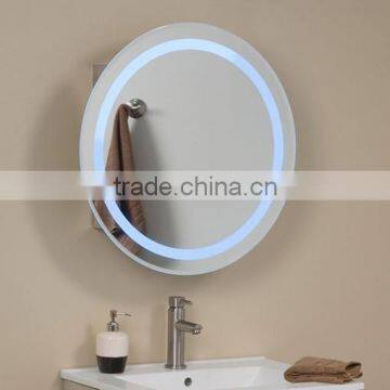 Oval Shaped Led Smart Mirror Bathroom with TV and Bluetooth Functions