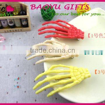 Promotion Hair Clip Skeleton Hair Clip Hand Bone Hair Clip photo-2