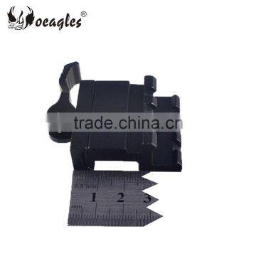 KC09 Tactical Gun Rail Adaptor 45 Degree Side 21mm Picatinny Rail Quick Detachable Weaver to Dovetail Rail photo-5