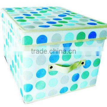 Printed non-woven storage box