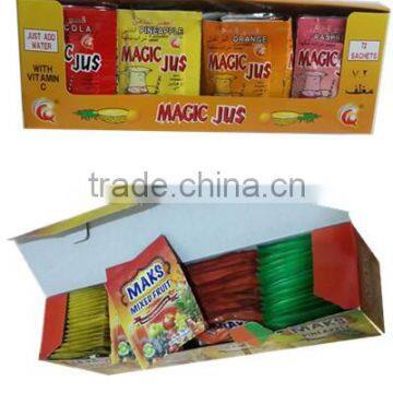 Concentrate instant fruit flavoured drink powder mix factory