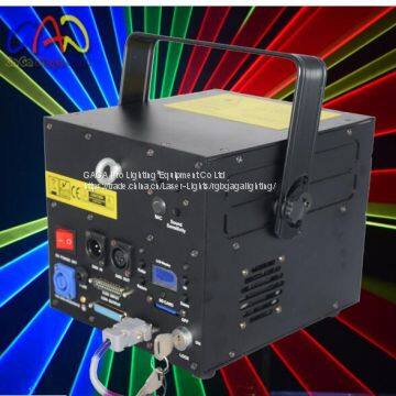 Christmas 30k Full Color RGB Laser Light DJ 3000MW 128 Patterns High Speed Scanner
