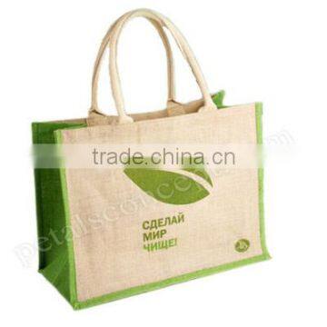 jute grocery bag with padded rope handle - best promotion product - last for long period