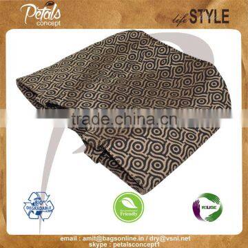 Luxary Handle Jute Tote Bag From India photo-6